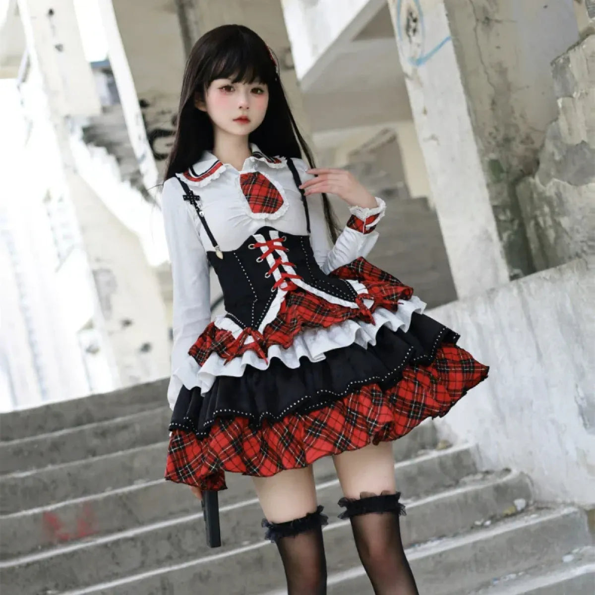 Vestido Lolita Gótico Victoriano