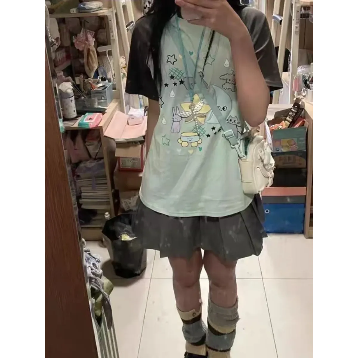 Camiseta casual con estampado gráfico