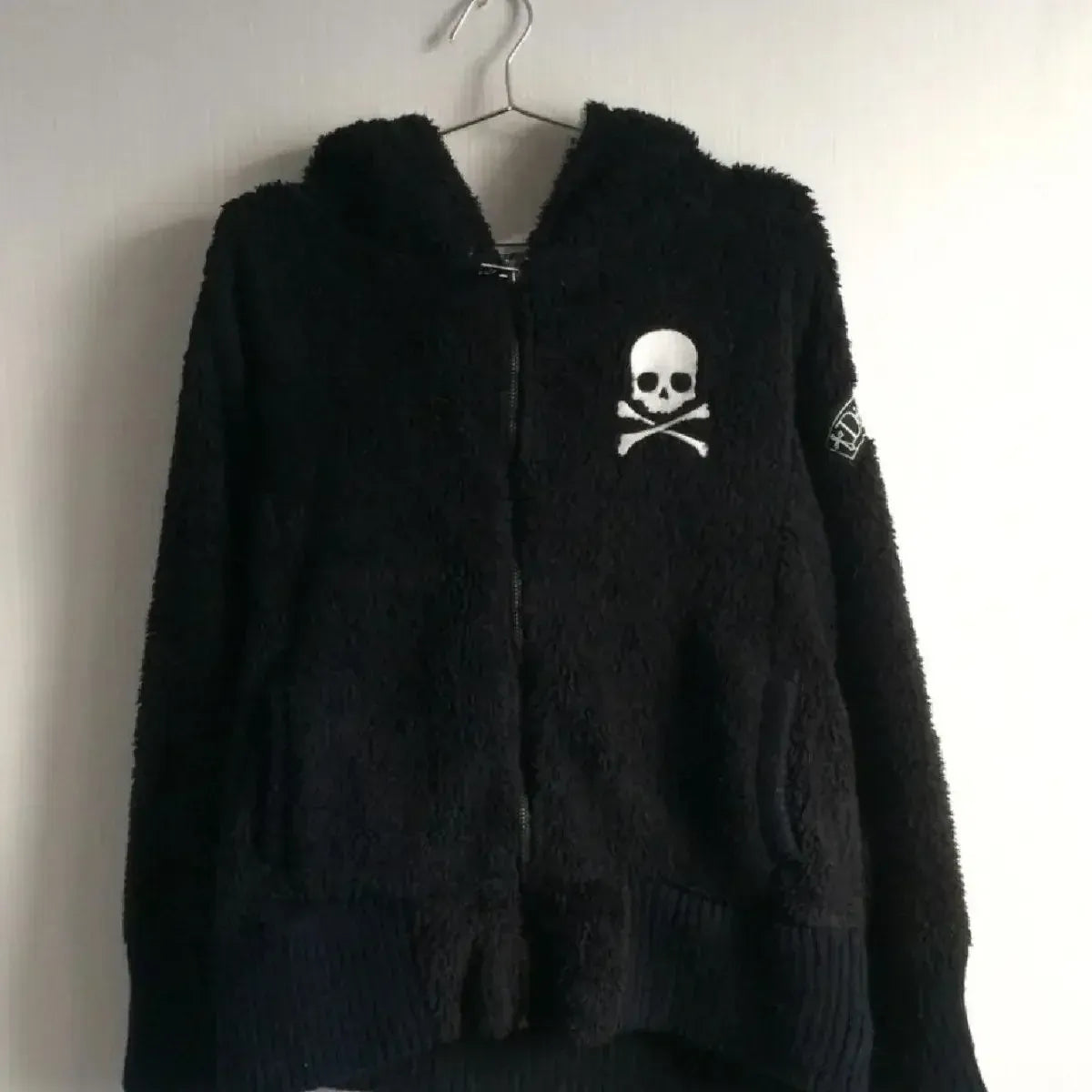 Sudadera Harajuku Grunge Calavera con Cremallera