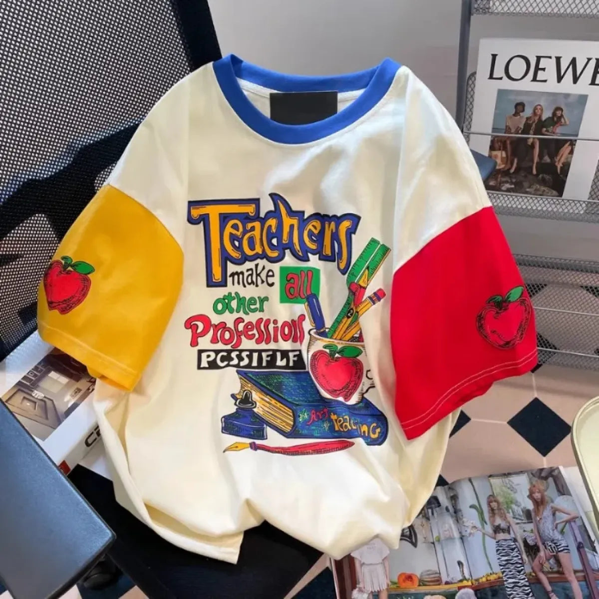 Camiseta estilo coreano Harajuku
