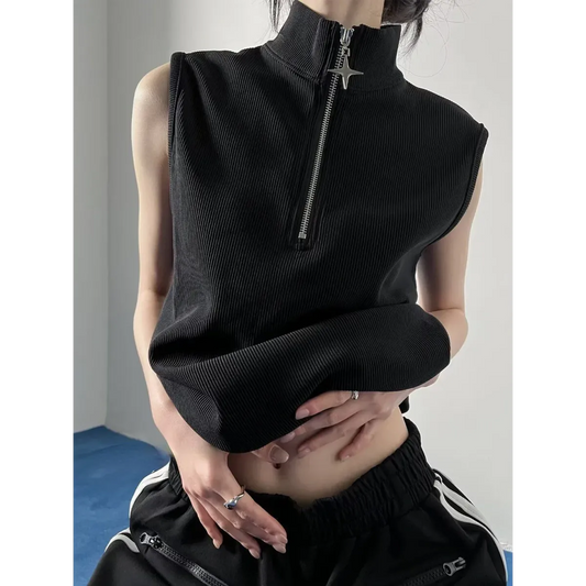 Camiseta sin mangas Harajuku