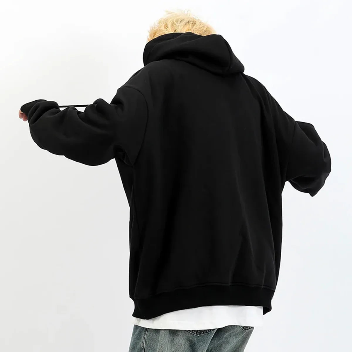 Sudadera Harajuku de cuello alto