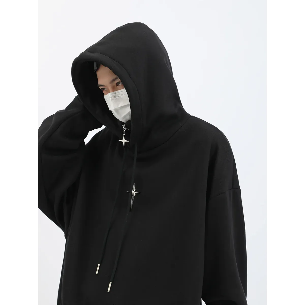 Sudadera Harajuku de cuello alto
