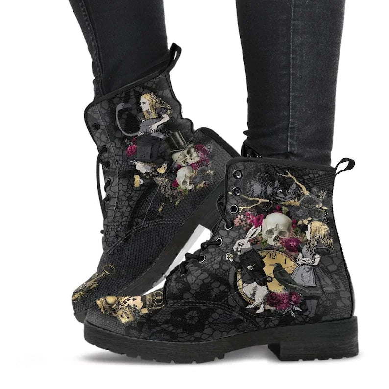 Botas estampadas de corte bajo, elegantes y duraderas