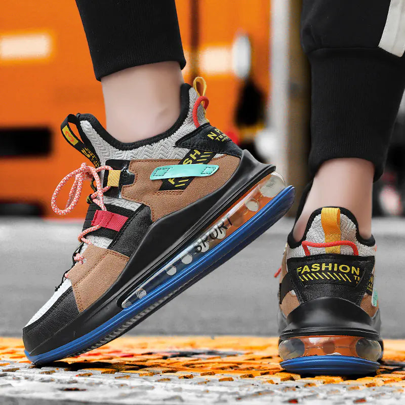 Vibrant Men's Breathable Sneakers