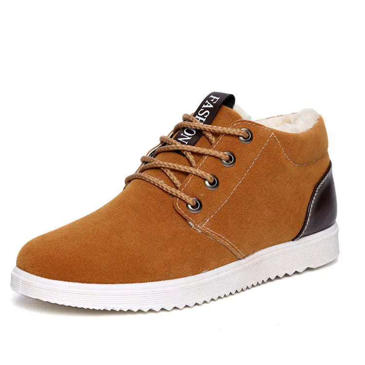 Botas de invierno cómodas hasta el tobillo para hombre