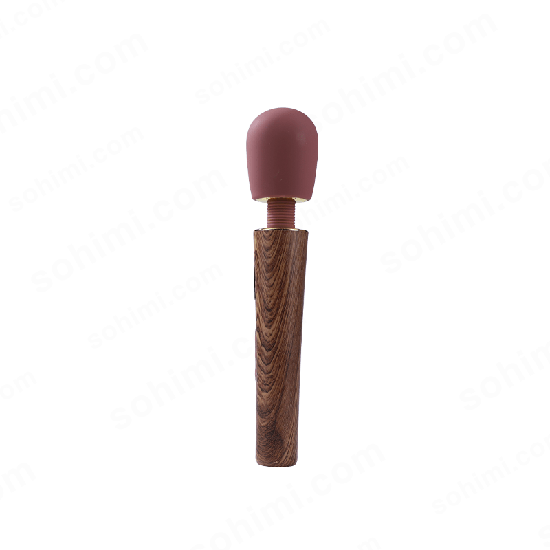 JUPITER|Wood-textured Cordless Rechargeable Handheld Wand Massager