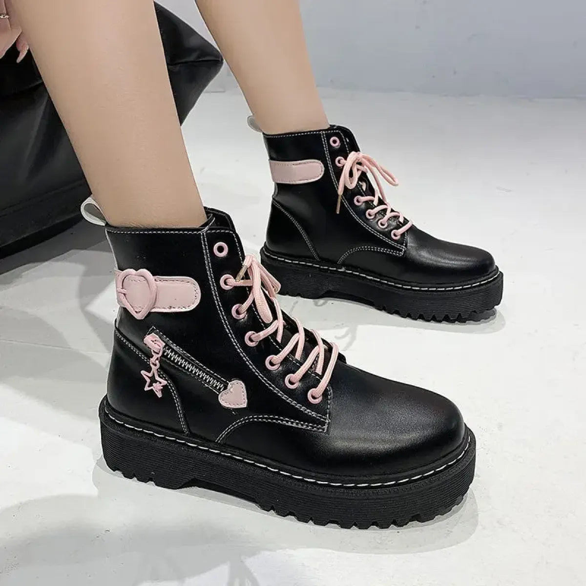 Botas de plataforma Kawaii
