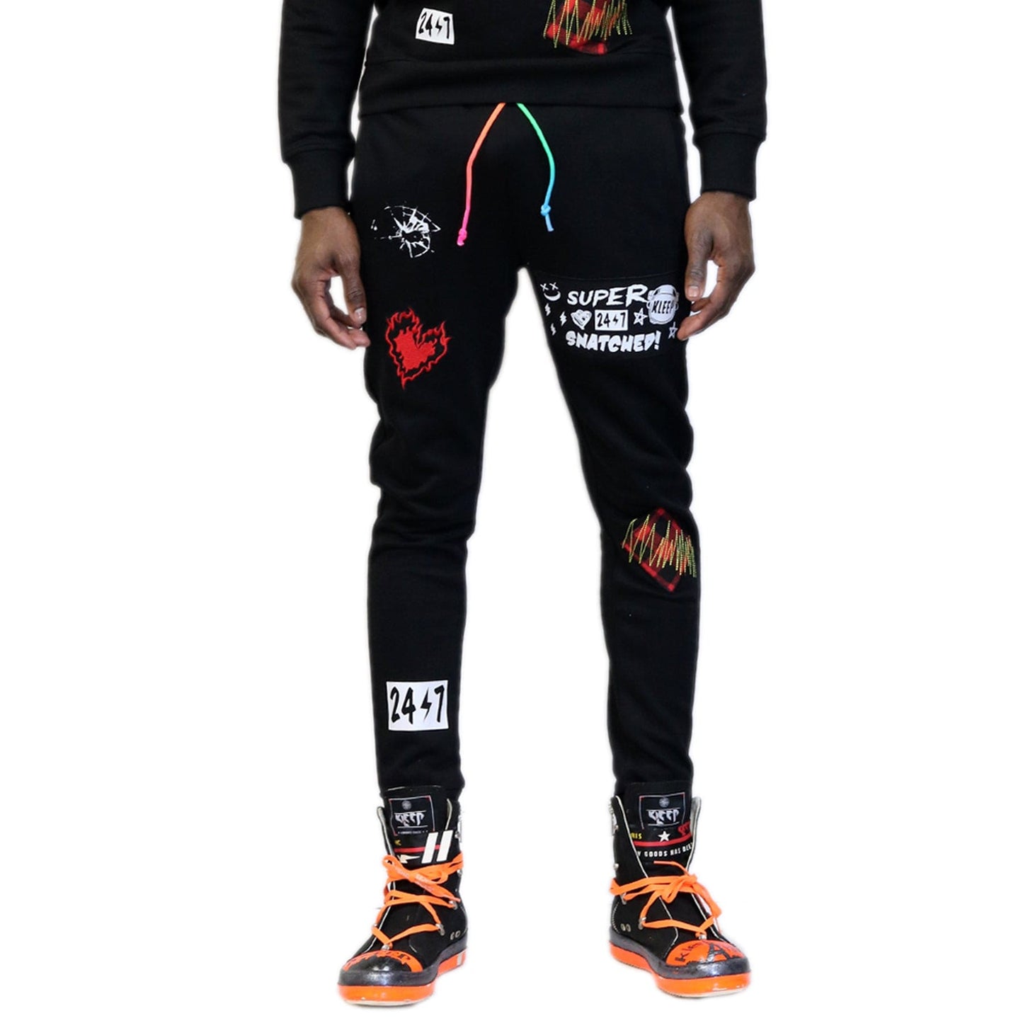 Pantalones deportivos sólidos NERO 