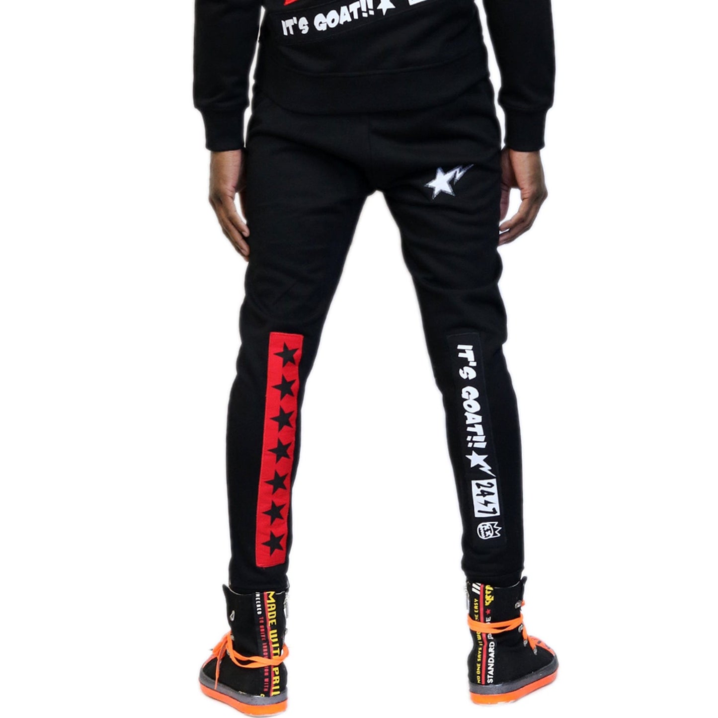 Pantalones deportivos sólidos NERO 