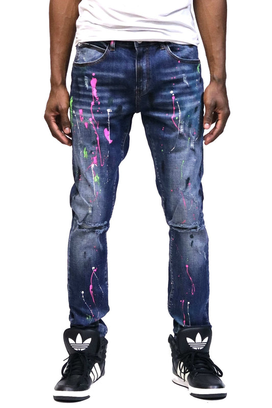 Pantalones vaqueros ajustados lavados nuevos Cello