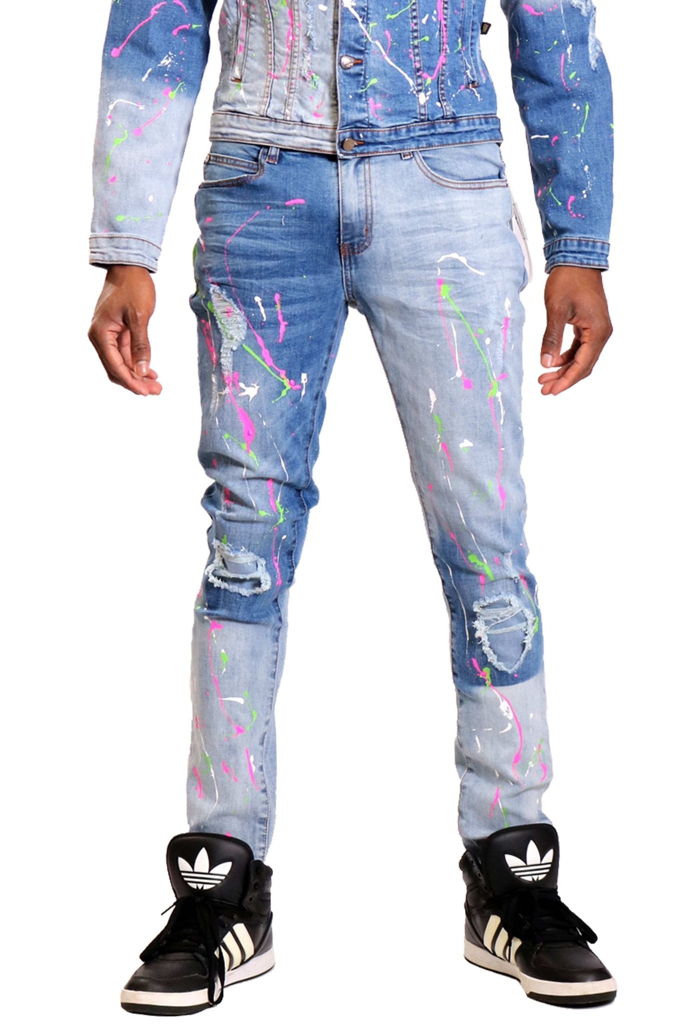 Pantalones vaqueros ajustados lavados nuevos Lava