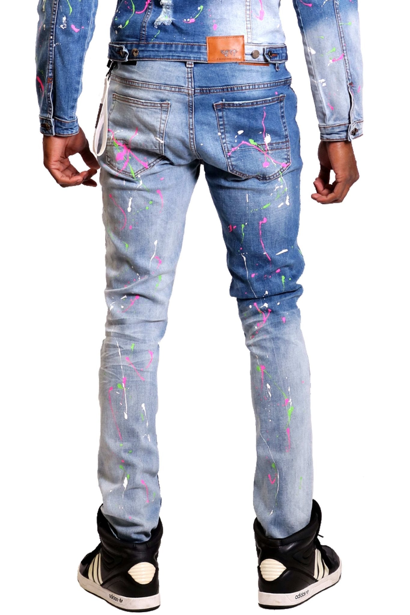 Pantalones vaqueros ajustados lavados nuevos Lava