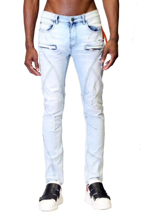 Pantalones vaqueros ajustados lavados OTIS