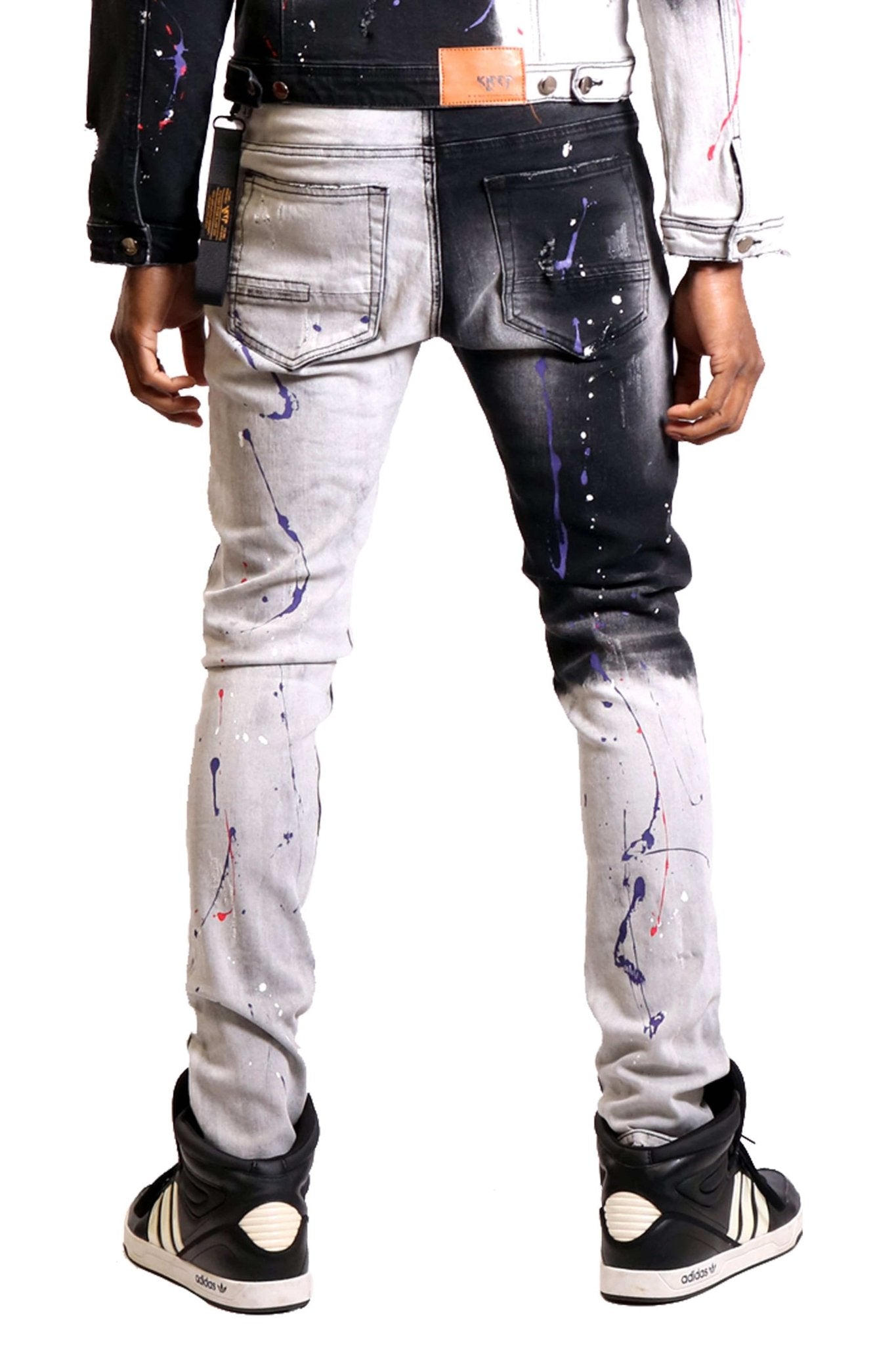 Pantalones vaqueros ajustados lavados Russel