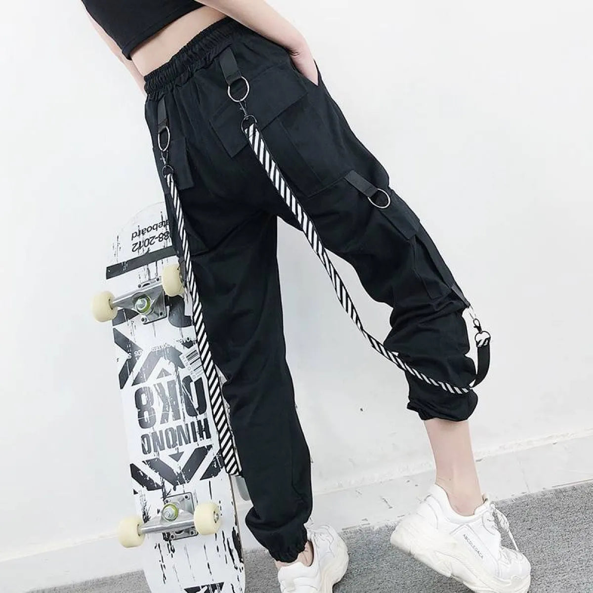 Pantalones cargo coreanos casuales