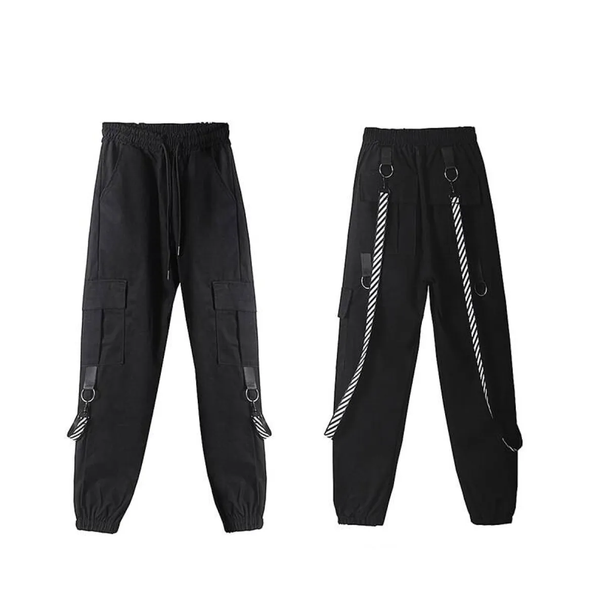 Pantalones cargo coreanos casuales
