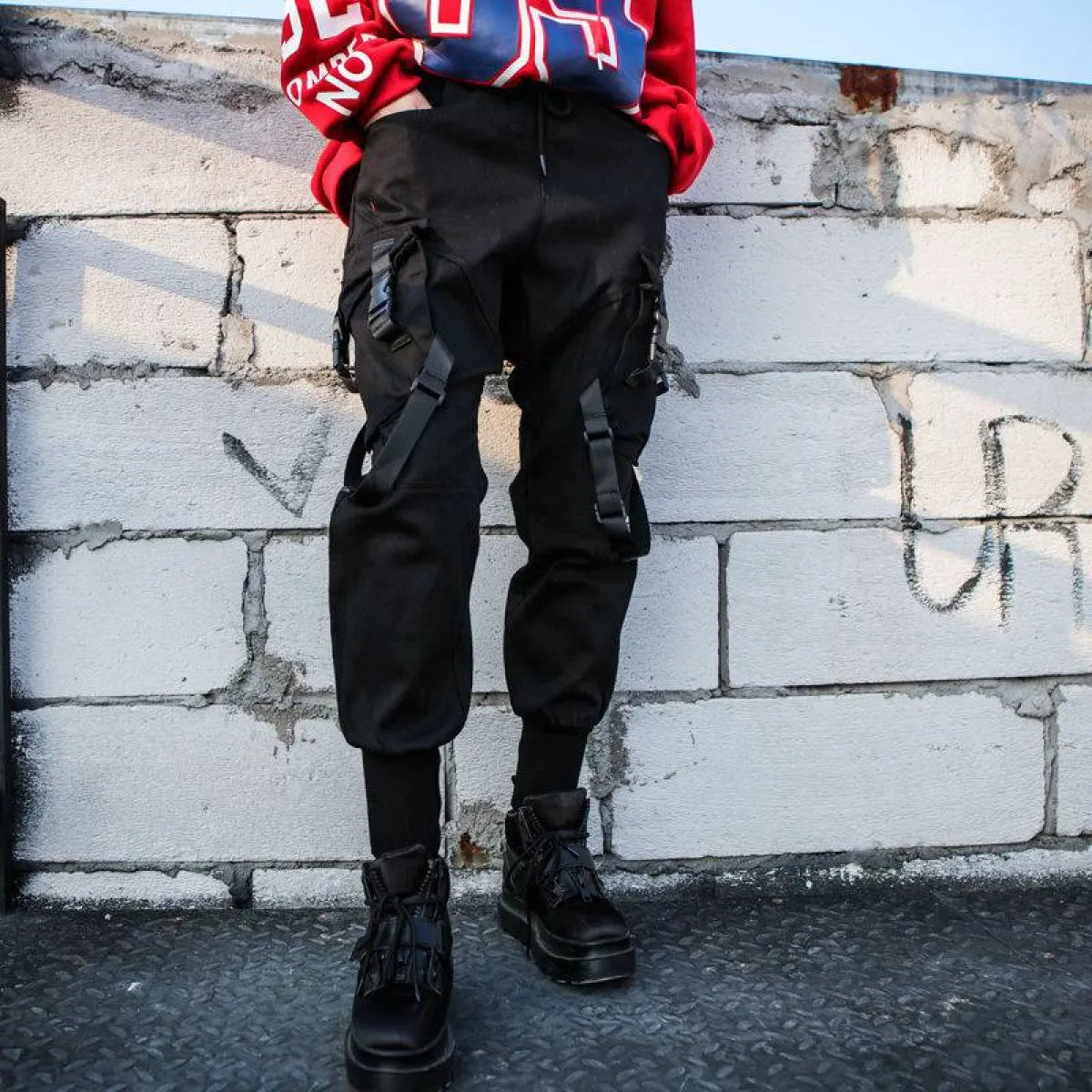 Pantalones cargo coreanos casuales
