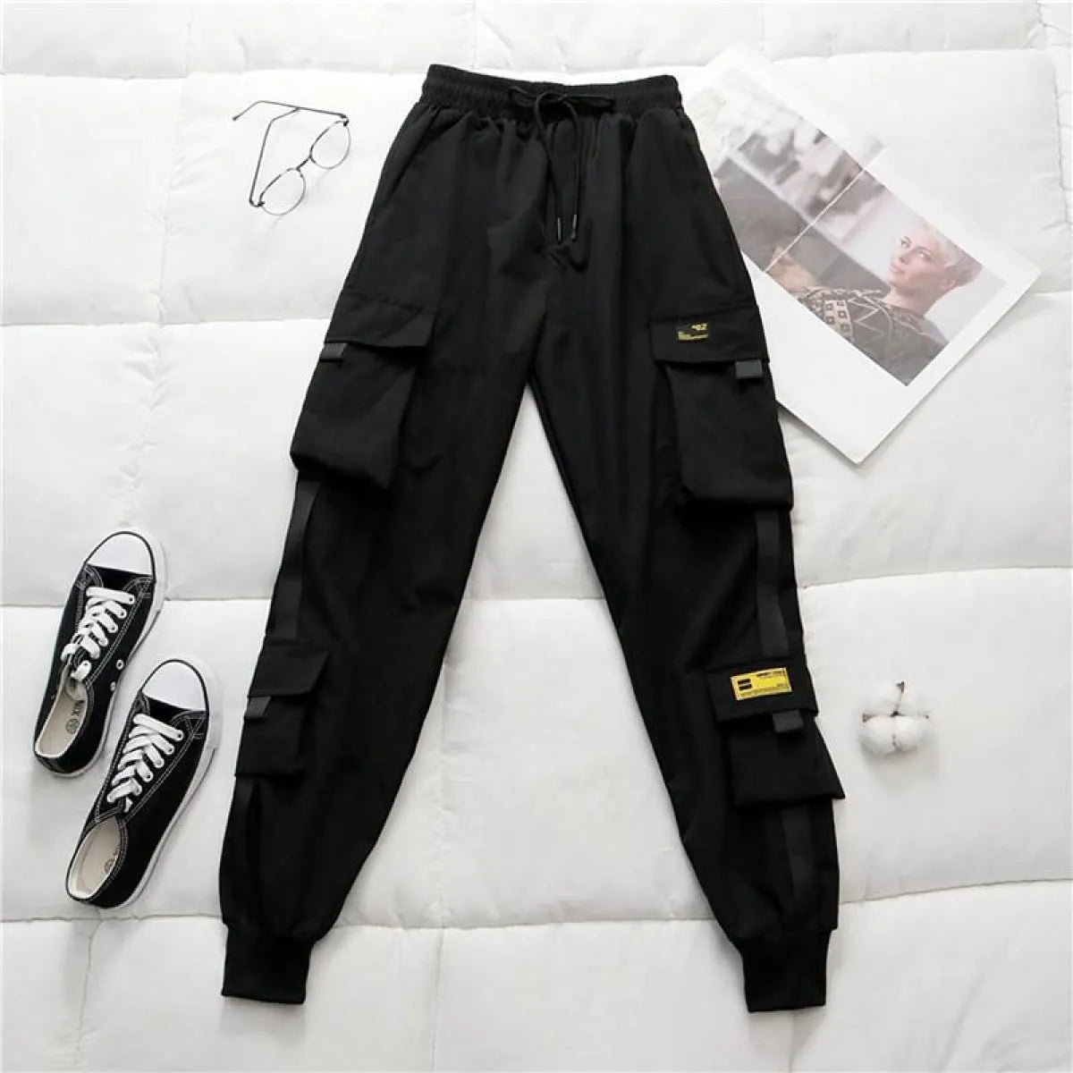 Pantalones cargo coreanos casuales