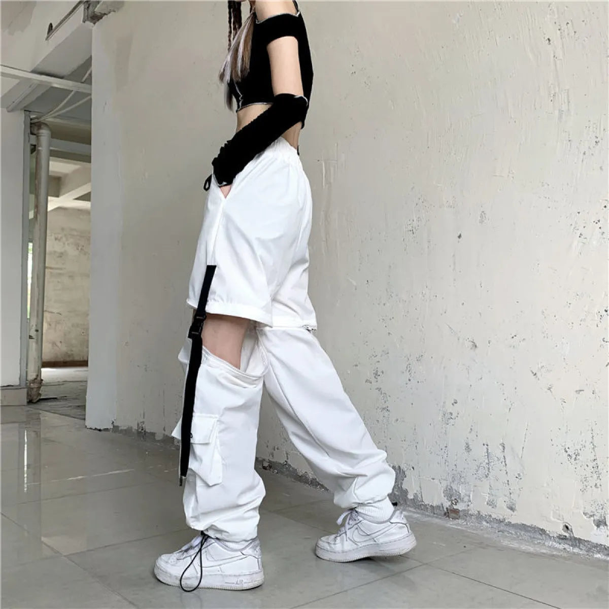 Pantalones cargo de tecnología coreana