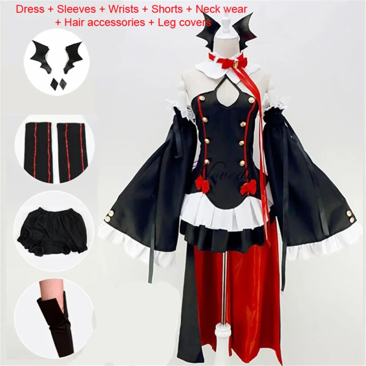 Disfraz de Cosplay de Krul Tepes