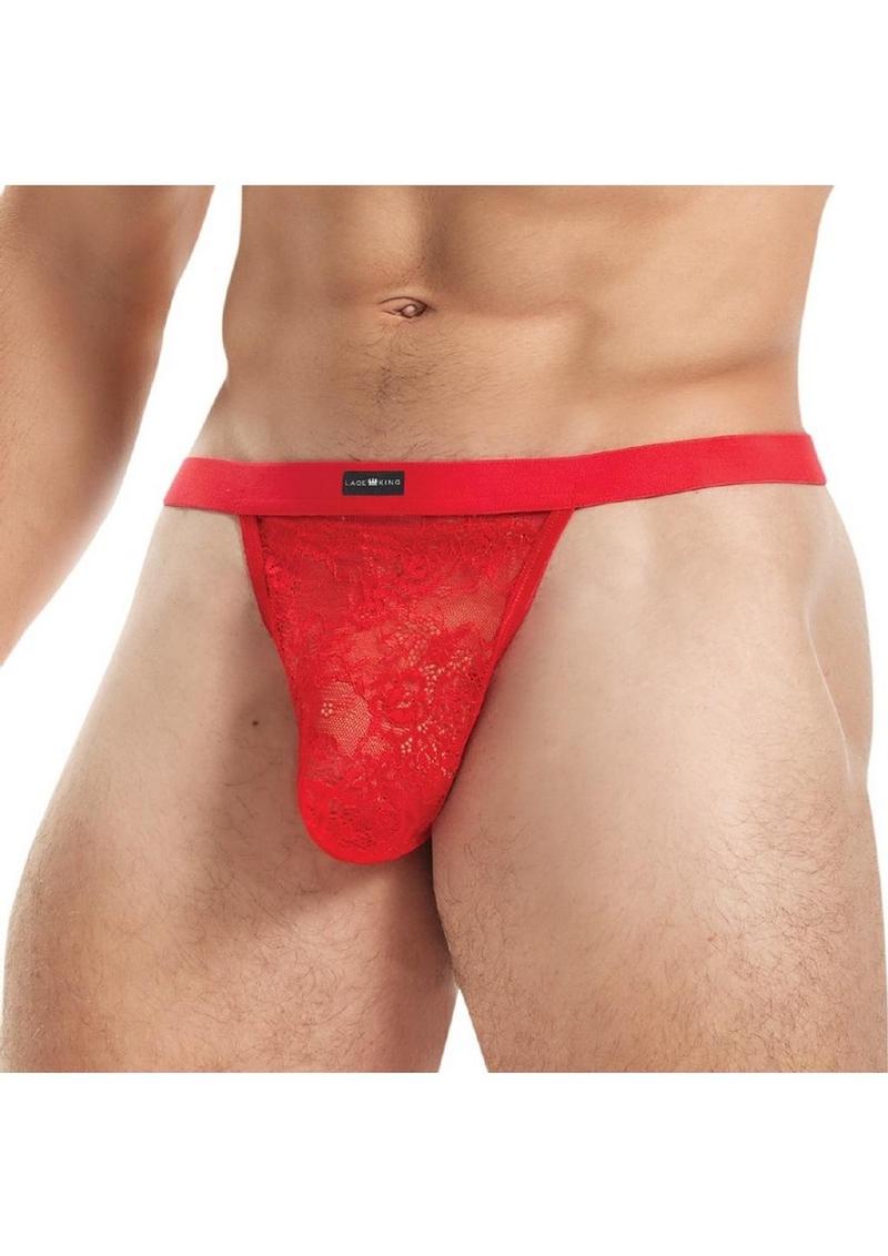 Tanga de encaje Lace King