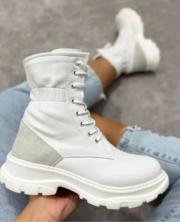 Winter Viscose Martin Boots for Women