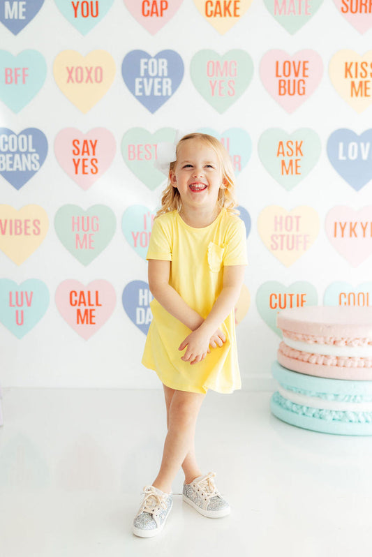 Yellow T-Shirt Dress