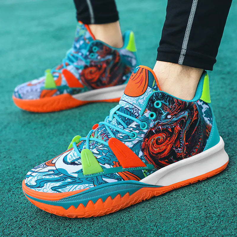 Zapatillas altas para estudiantes (suela de goma)