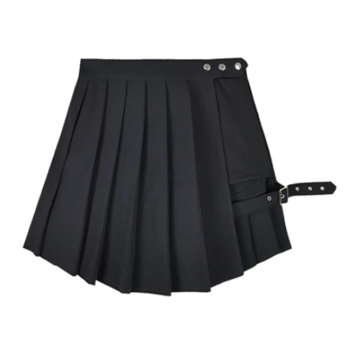 Minifalda gótica plisada – Pantalones cortos de cosplay punk de cintura alta
