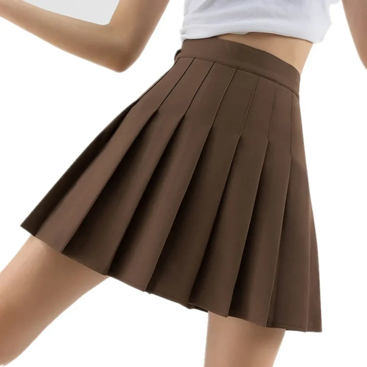 Minifalda plisada de cuadros estilo Harajuku Preppy – Estilo escolar Kawaii