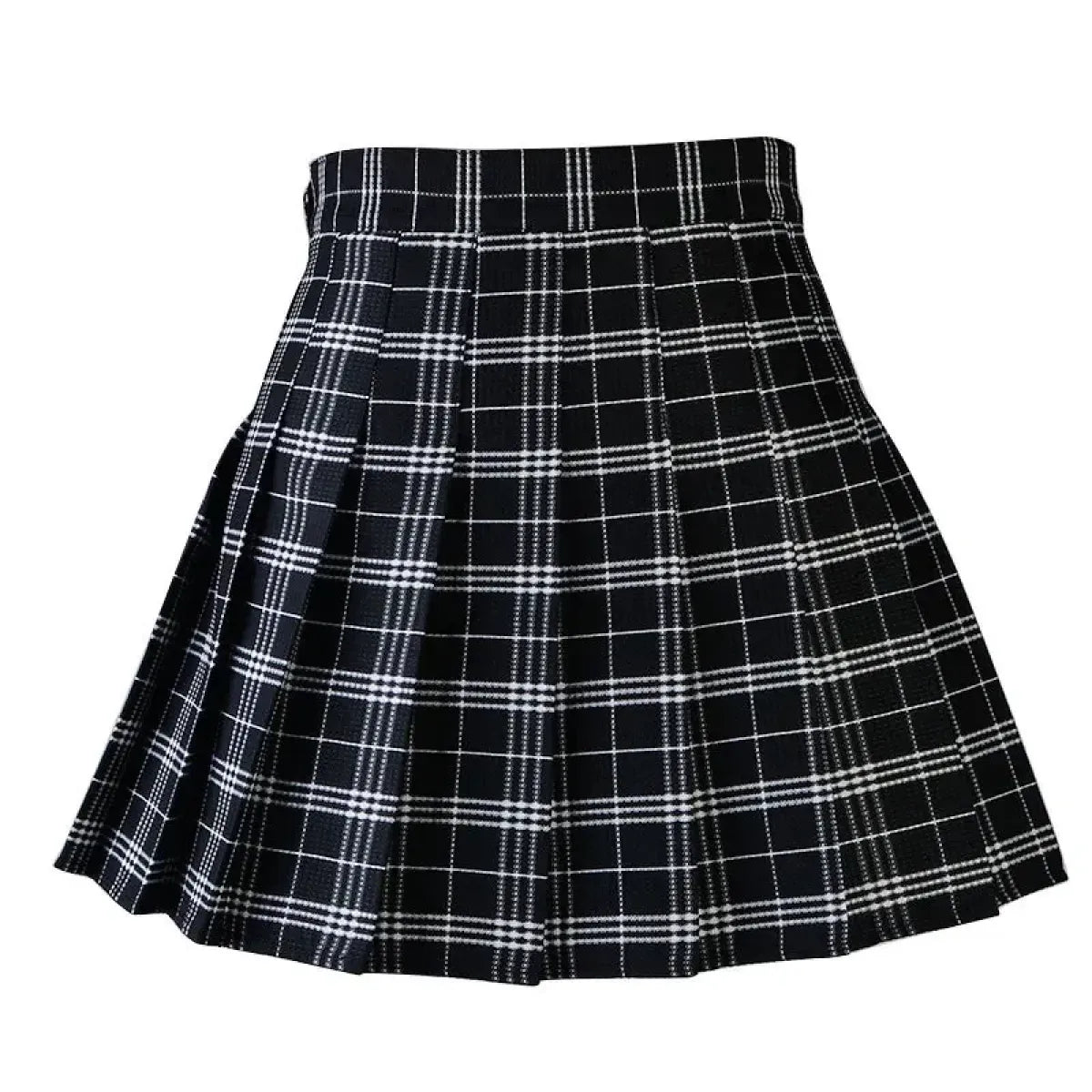 Minifalda plisada de cuadros estilo Harajuku Preppy – Estilo escolar Kawaii