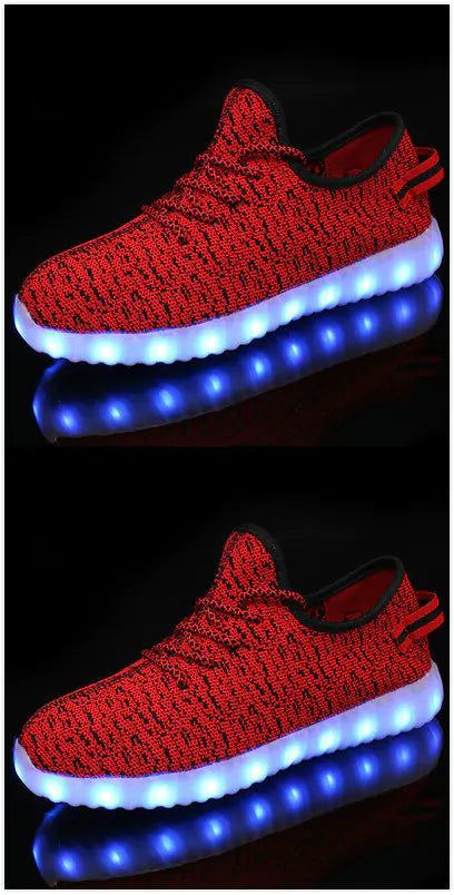 GlowStride Kids & Adult Sneakers
