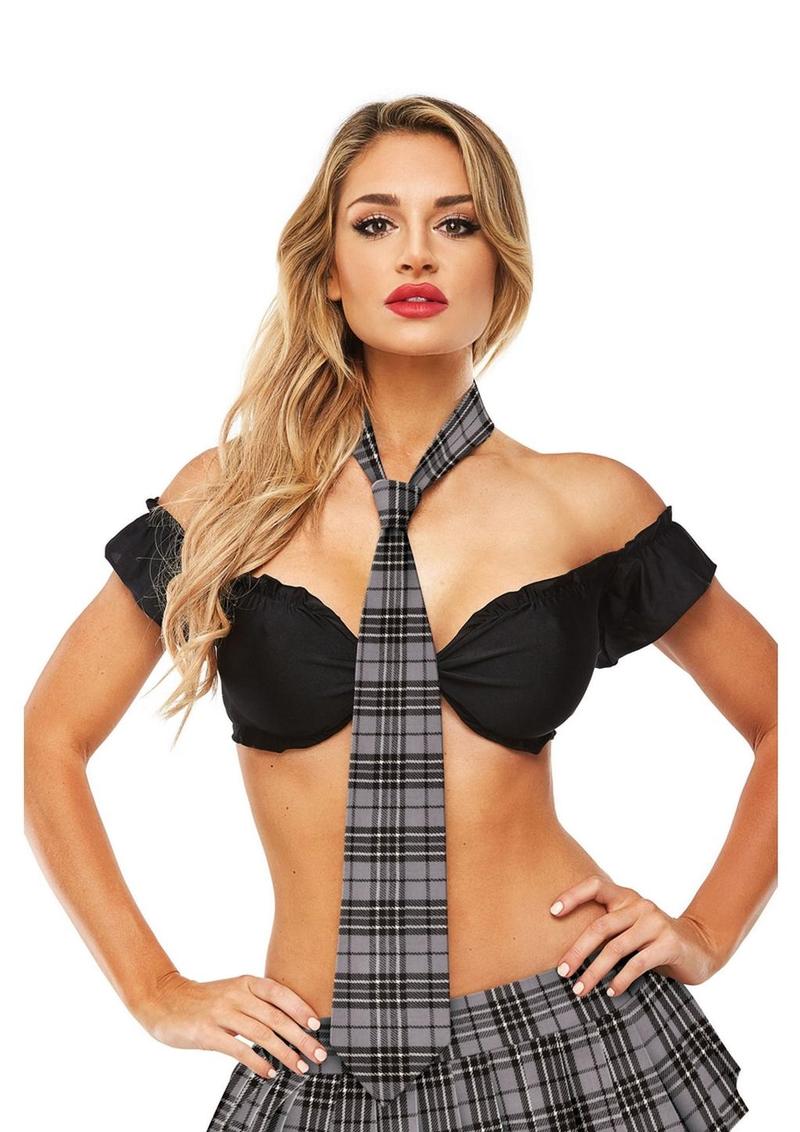 Corbata a cuadros de colegiala rosa de Teacher's Pet