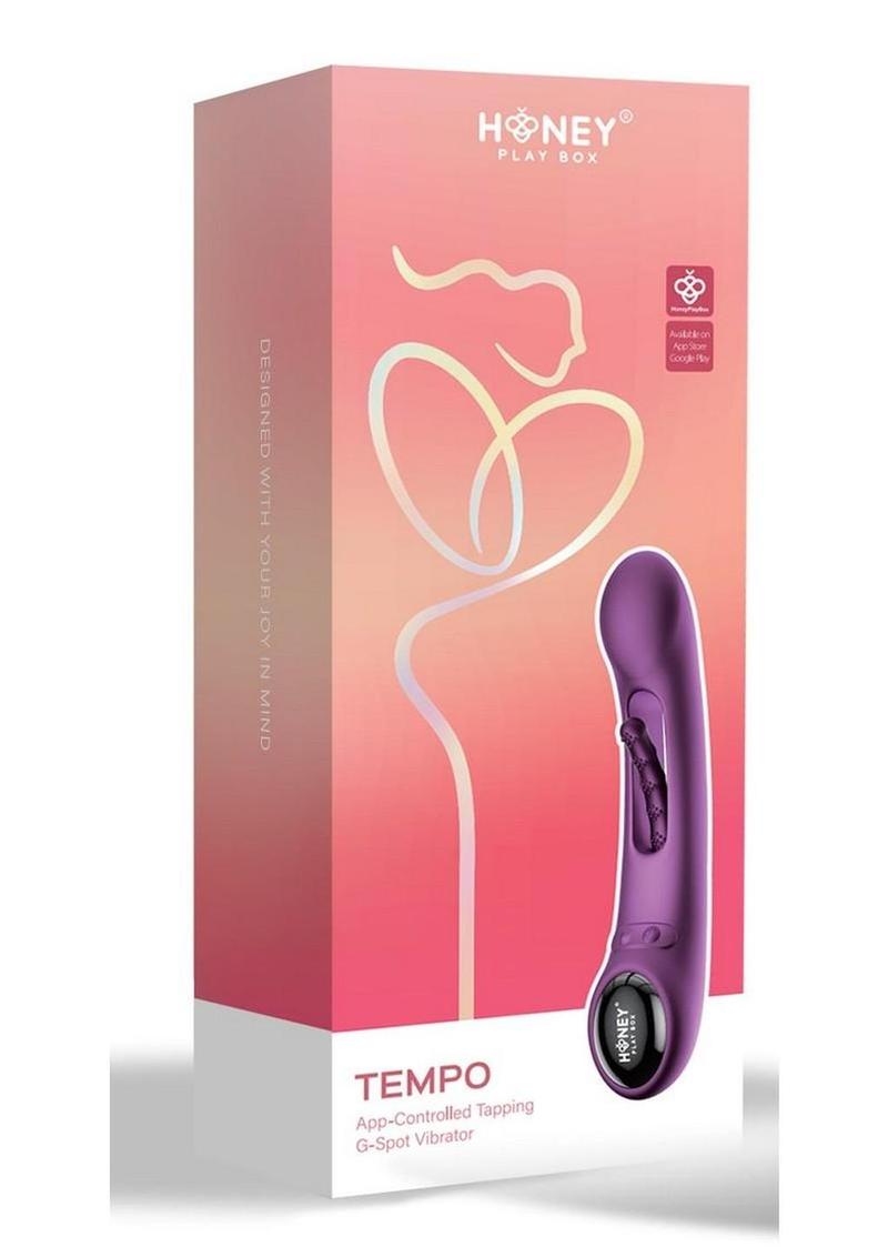 Vibrador de punto G con detección de presión controlado por la aplicación Tempo
