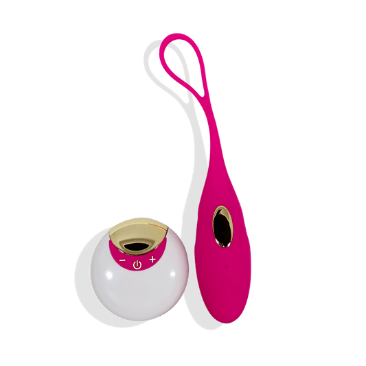 Curiosidades - Vibrador erótico de silicona con forma de huevo y control remoto