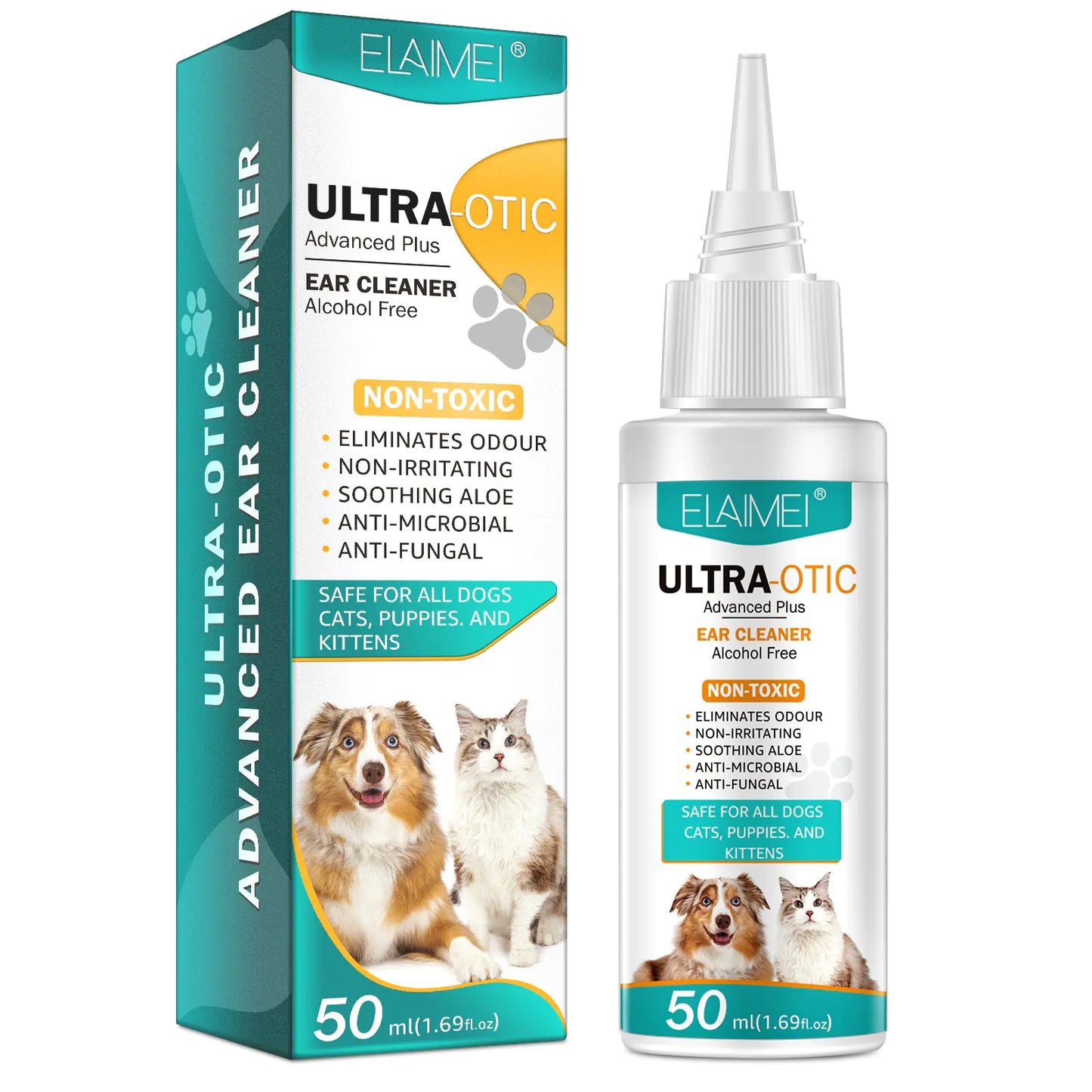 Limpiador de oídos para mascotas 50 ml