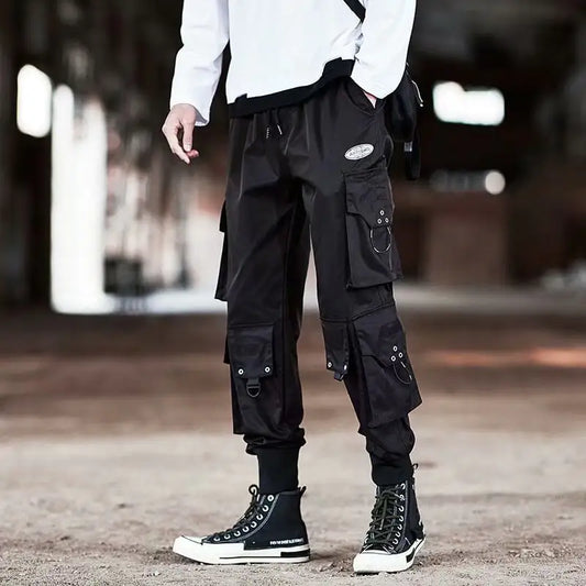 Pantalones de harén de cincha - # BOAA13410027
